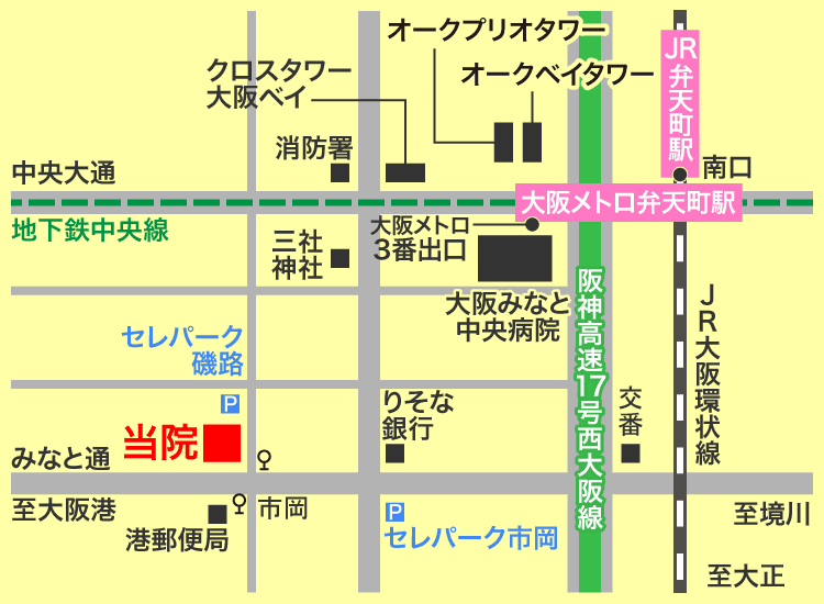 ��a��@�܂ł̒n�}�ē�